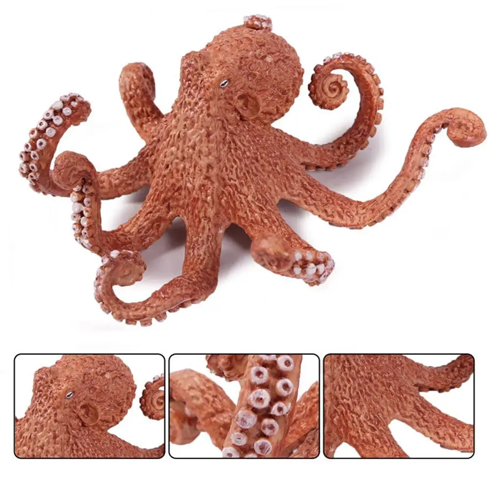 3.7inch North America Octopus Ocean Sea Life Figurine Toy Figures 14768 Home Decoration miniature duck figurines anime figure toy miniature ornament miniature figurines