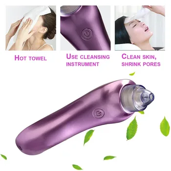 

5V USB Charging Vacuum Electric Face Pore Cleaner Blackhead Remover Acne Suction Facial Skin Care Cleaning Tool New Sale