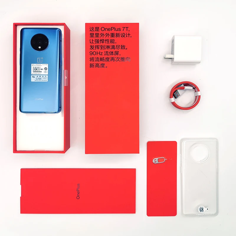 Смартфон OnePlus 7 T 8 ГБ Snapdragon 855 Plus 90 Гц AMOLED экран тройная камера 48 МП NFC|Смартфоны| |