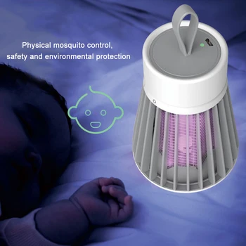 

USB Mosquito Lamp Electric Shock-proof Physical Mosquito Killer in Home Bedroom Mute Radiationless Outdoor Mosquito Killer