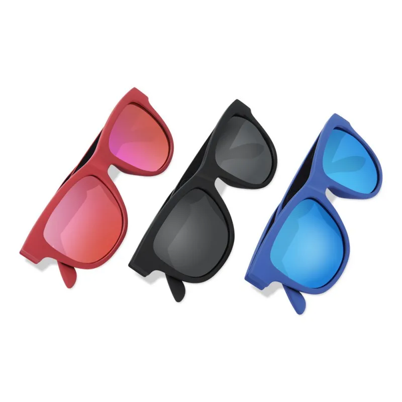  High End Smart Sunglasses Bluetooth Bone Conduction Wireless Headset Microphone Glasses - 4000133460513