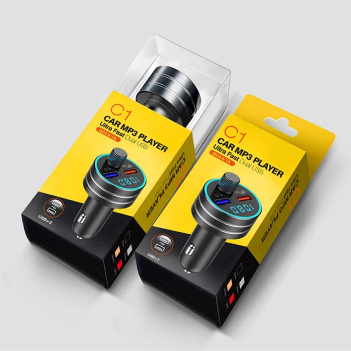 Автомобильный аудио mp3-плеер Bluetooth fm-передатчик с QC 3,0 двойной USB зарядное устройство LHB99