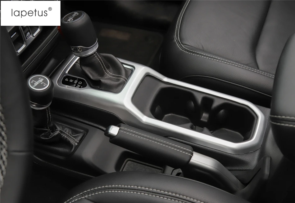 Lapetus аксессуары, пригодный для Jeep Wrangler JL, центральный блок управления, коробка переключения передач, рамка, Формовочная крышка, комплект, отделка/ABS
