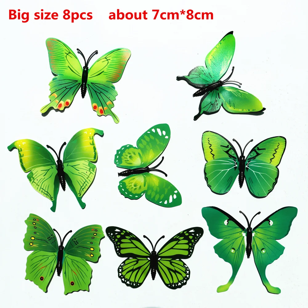 8cm Магнитная бабочка - Цвет: 8cm