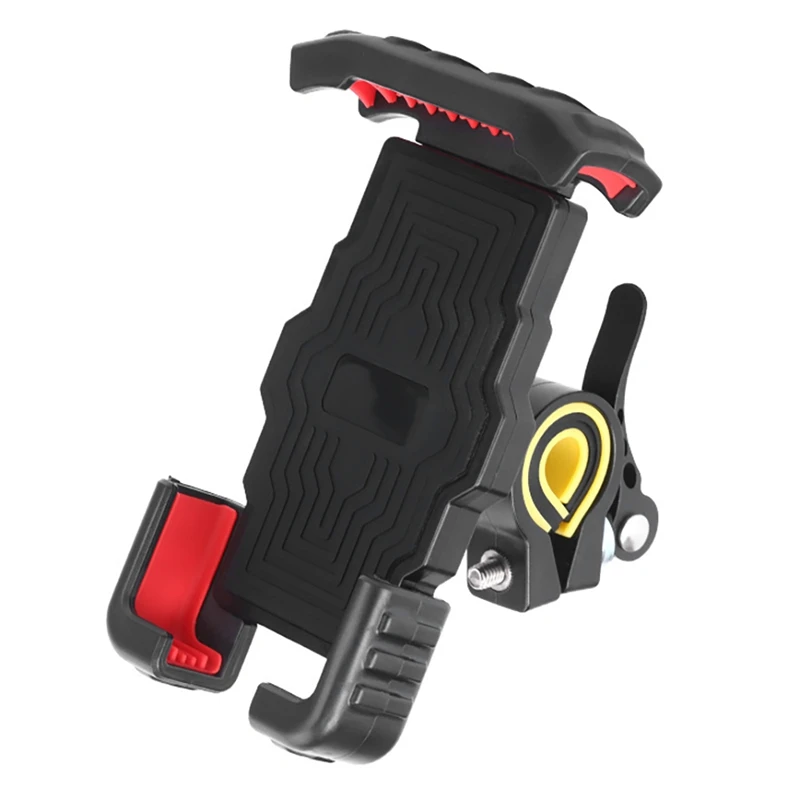 Motorcycle Bike Phone Mount Universal Holder for Handlebars Scoote Outdoor Cycling Black |