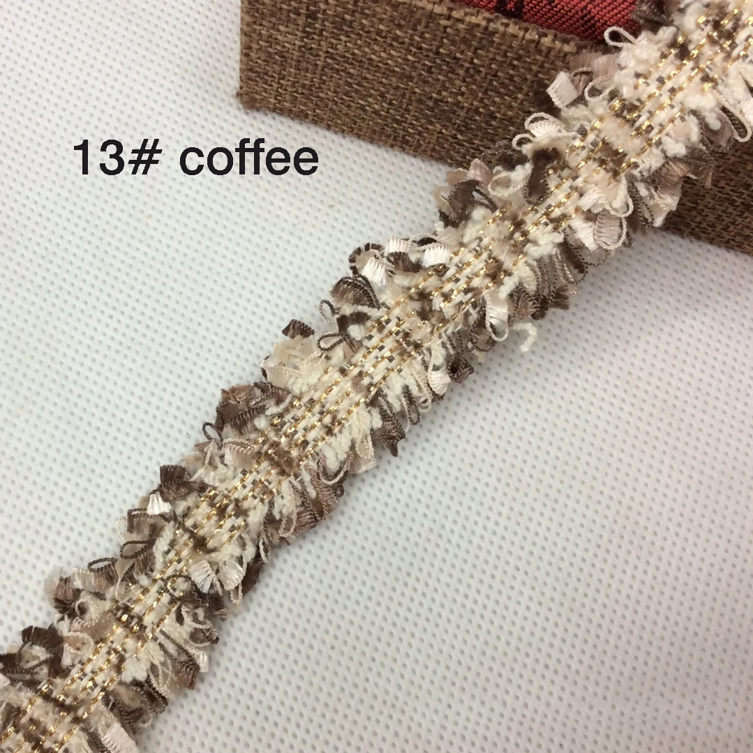 13 3 см 10 ярдов Meetee многоцветная кружевная лента Корейская зубная щетка для волос Diy Ювелирные изделия бант воротник кружевная одежда аксессуары - Цвет: 13