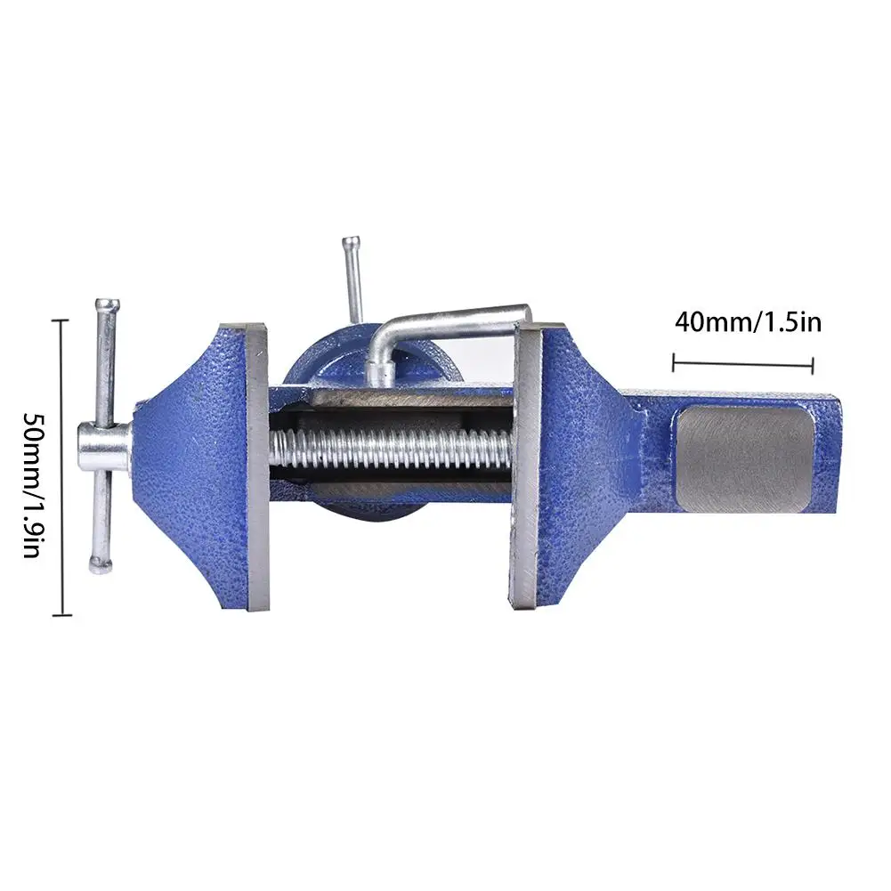 2,5 дюймовые настольные тиски с зажимом, вращающиеся на 360, домашние тиски с зажимом, деревообрабатывающие столярные станки, инструмент 60 мм/80 мм на выбор