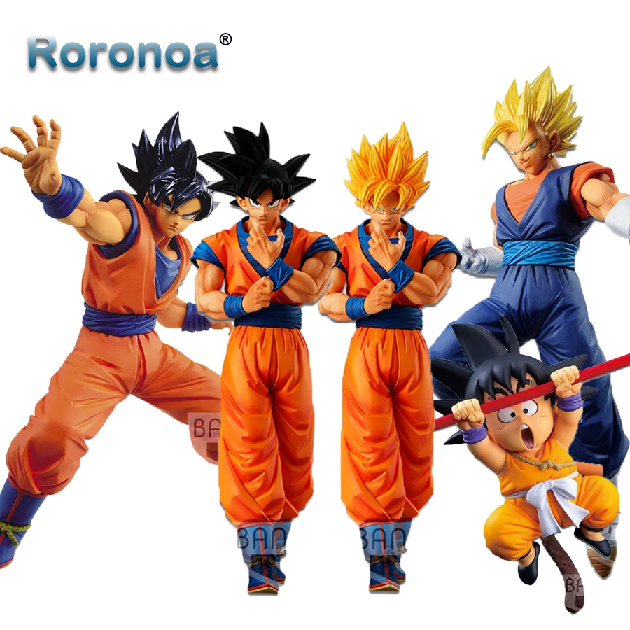 Оригинальная фигурка RORONOA Banpresto Dragon Ball и Super Goku Vegeta Gogeta Jiren Коллекционная модель