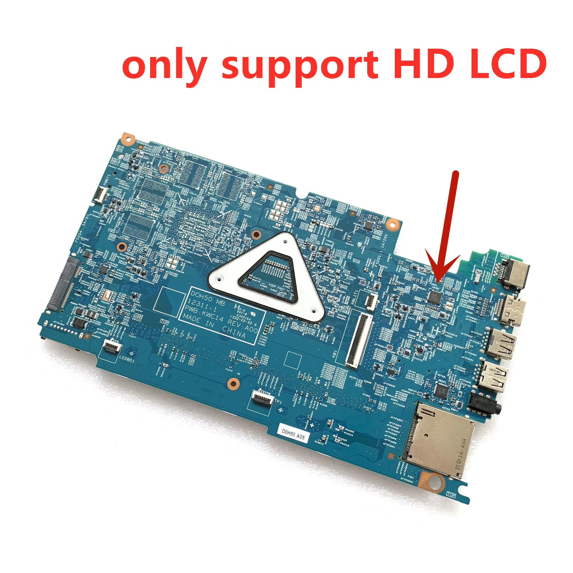 Kefu DOH50 12311-1 I7-4500U для DELL INSPIRON 7537 Материнская плата ноутбука CN-0C8YDH 0C8YDH C8YDH ПРБ: KWC14 материнская плата