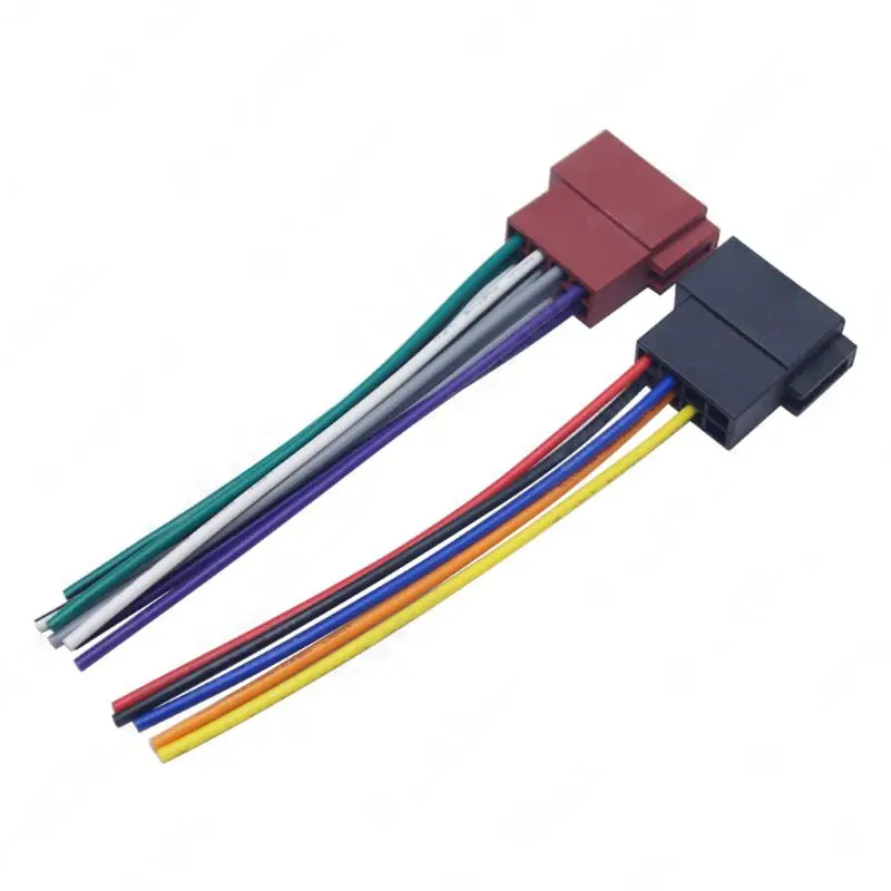 Универсальный автомобильный стерео разъем ISO-радио адаптер проводной кабель