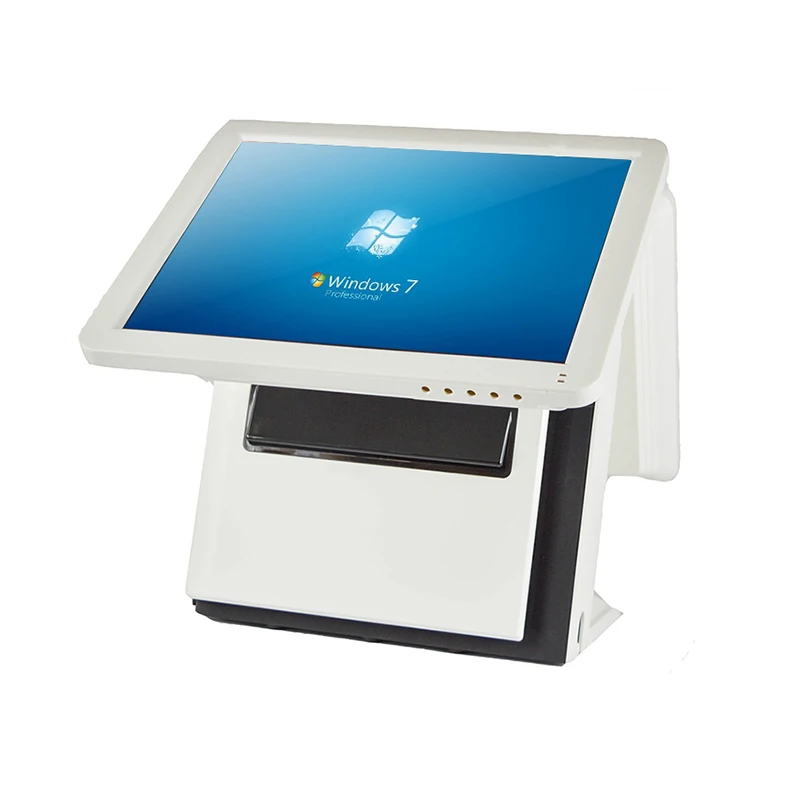 Pos система сенсорный экран 1618 двойной экран pos машина для кофе