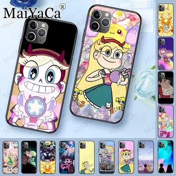 

Star vs the Forces of Evil Newly Arrived Black Cell Phone Case For iphone 11pro 5s 6s 7 8plus x xs xr xsmax coque Cellphones
