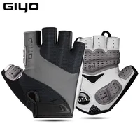 Giyo Breathable Lycra Fabric Unisex Cycling Gloves Road Bike Riding MTB DH Racing Outdoor Mittens Bicycle Half Finger Glove 1