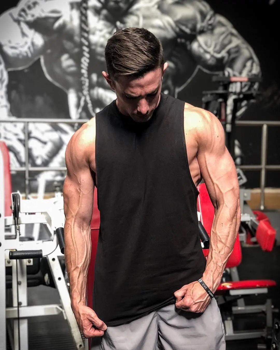 

Muscle Fitness Men's Brother Summer Sports Casual Running Exercise Light Board Non-Logo Pure Cotton Sleeveless Vest
