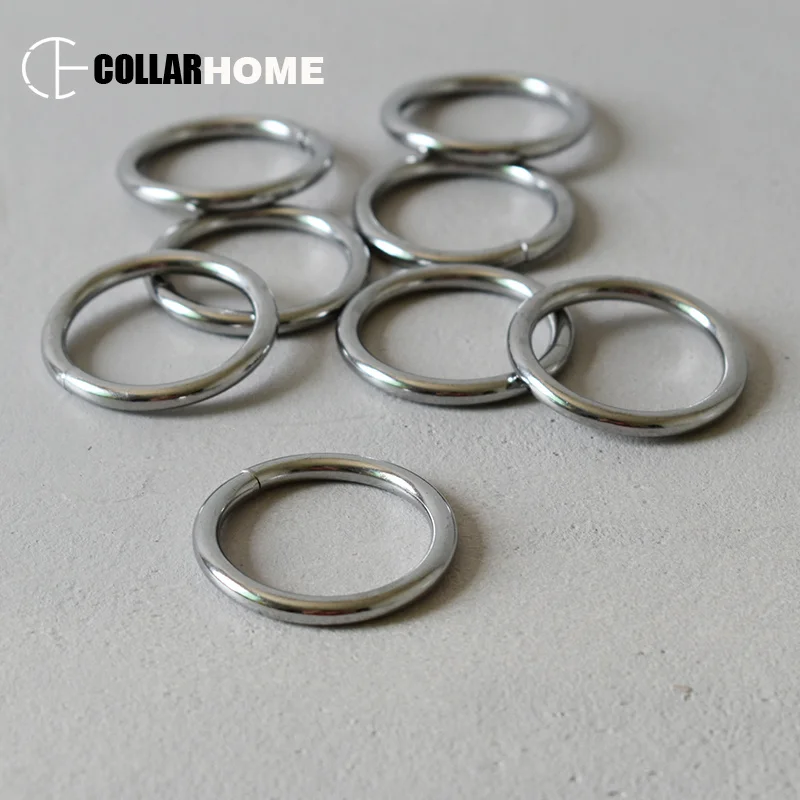 50pcs 30mm metal O rings wheel buckles dog harness collar backpack bag straps O shaped buckles DIY sewing accessories