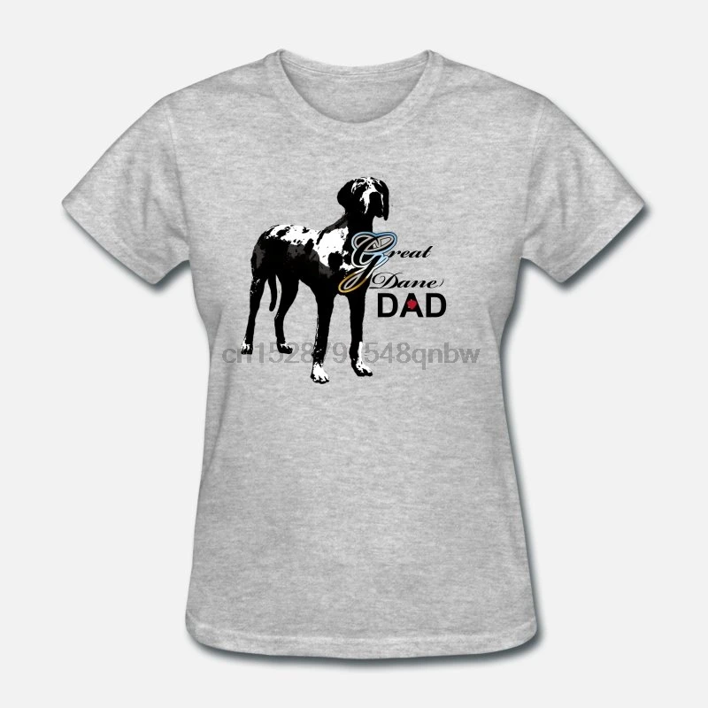 Новое поступление Great Dane Dad Мужская футболка женская с круглым вырезом забавная