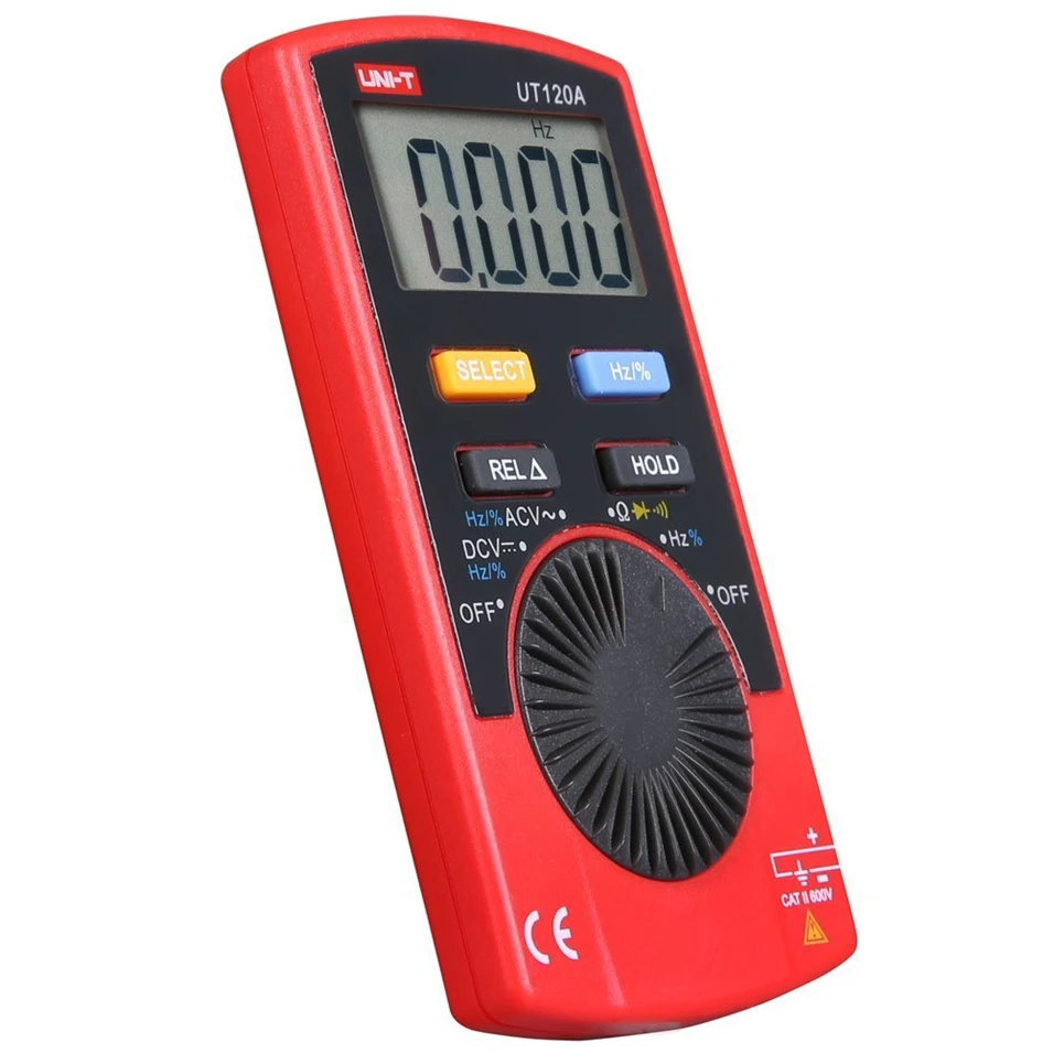 UNI-T UT120A  Handheld Digital Multimeter 4000 Count Display Auto Range Continuity Buzzer Voltage Meters Testers