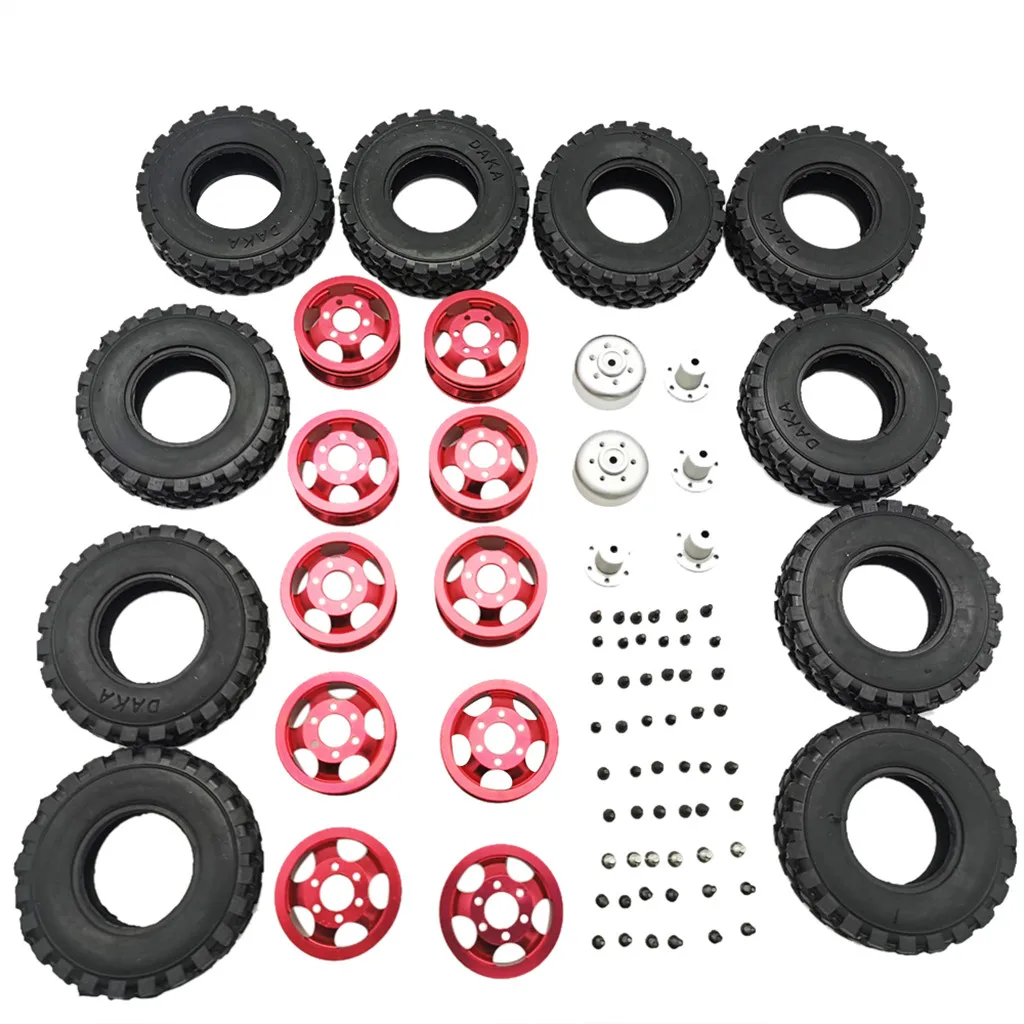 HIINST обновление для WPL B16 B36 JJRC Q60 Q61 Q64 1/16 RC Car Truck 6WD двойная шина металлическое колесо