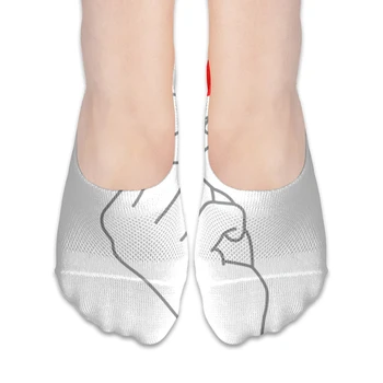 

Than Heart Graphic sock