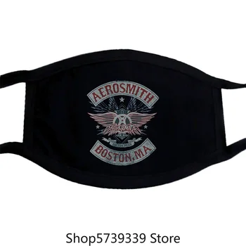 

Aerosmith Boston Pride Mens Mask Unisex Official Licensed Band Merch For Unisex Black
