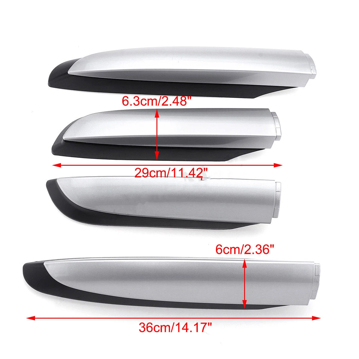 981742 Rack Rail Shells Rack Cover Rail аксессуары прочный авто Rack Cover Rail для экстерьера для Toyota