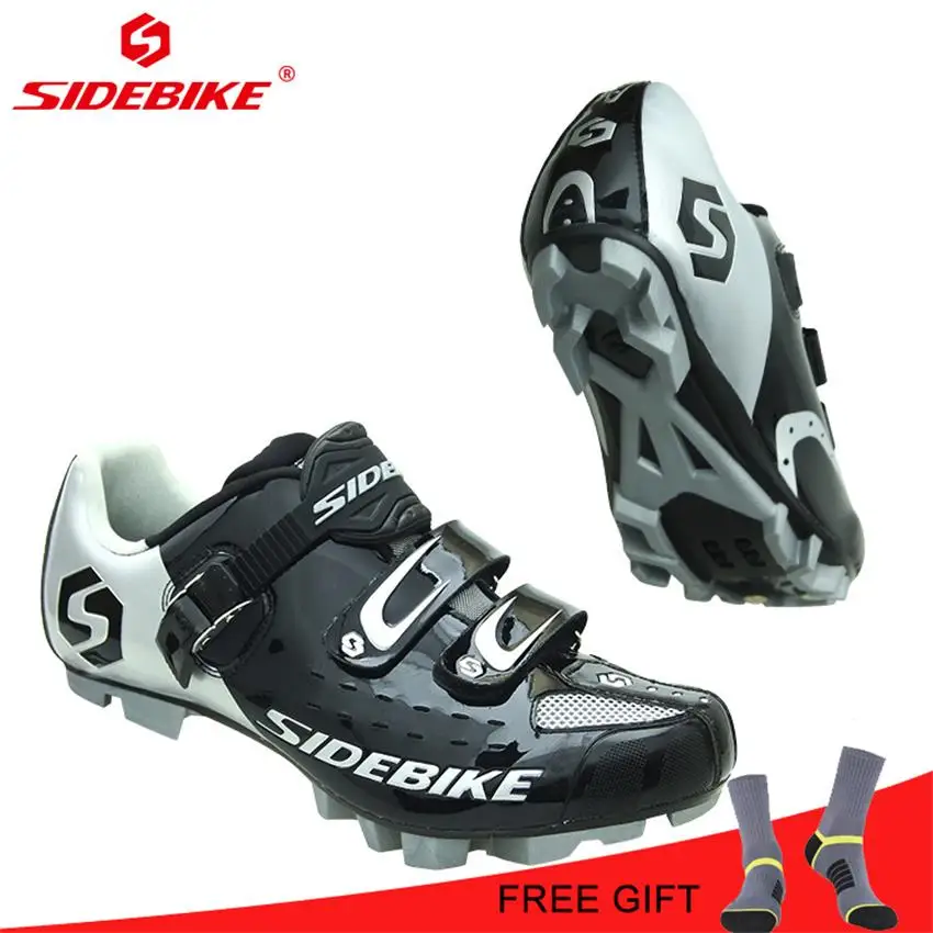 SIDEBIKE Cycling MTB Shoes Men Self-locking Mountain Bike Shoes Professional Breathable Bicycle Racing Sneakers Cycle