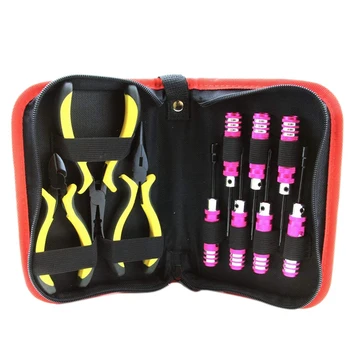 

10 Pcs Professional Precision Screwdrivers Repair Tool Kit For Hobby Rc 2.4Ghz Exceed Rc Maxstone 4Wd Electric Remote Control Ro