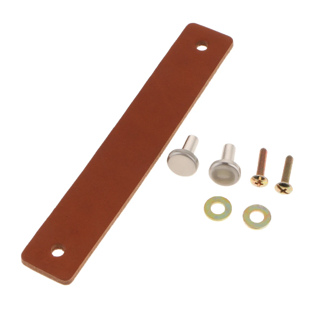 Nordic Handmade Leather Door Handle Pulls Knob Kitchen Furniture Drawer Cabinet Handles Pull Knob