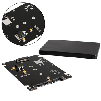 

B+M Key Socket 2 M.2 NGFF (SATA) SSD to 2.5 SATA Adapter Card with Case New