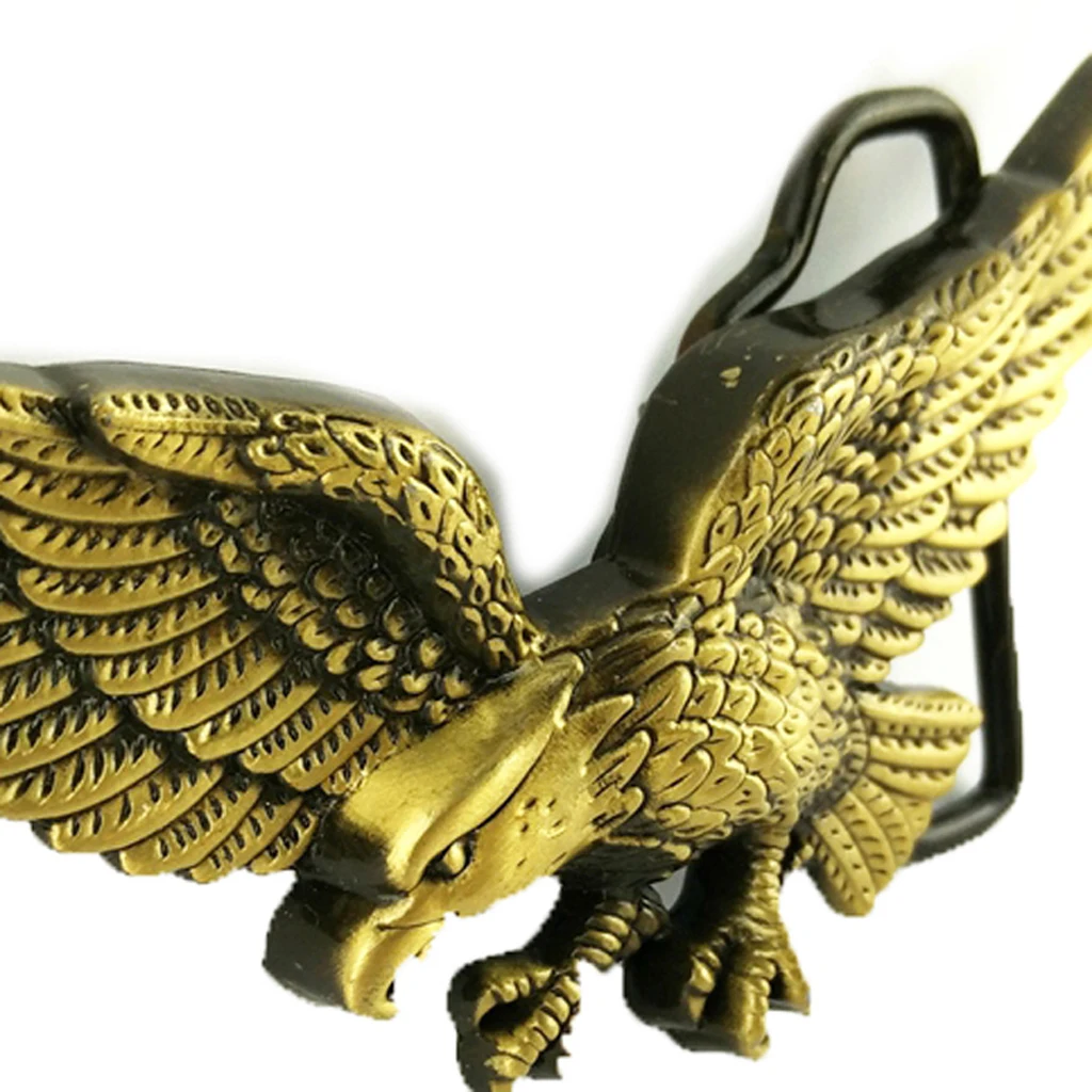 Western Prevailing Men`s Eagle Prey Alloy Belt Buckle for Jean Accessories