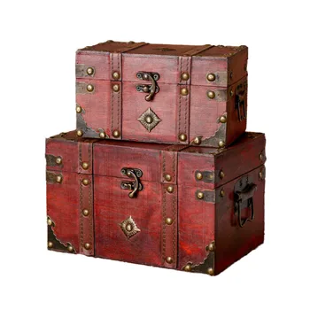 

Vintage Wooden Storage Box Kinds Of Jewelry and Other Small Items Creative Storage Box Small and Large