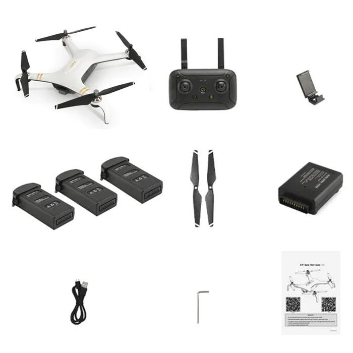 JJRC X7P умный бесщеточный Радиоуправляемый Дрон 5G wifi 1 км FPV Квадрокоптер 4K камера двухосный карданный Мультикоптер RTF три батареи