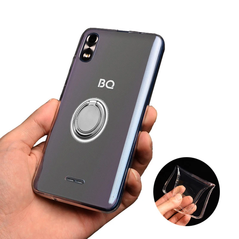 For BQ 5518G Jeans BQ5518G Back Ring Holder Bracket Phone Case Smartphone TPU Soft Silicone Cover | Мобильные телефоны и