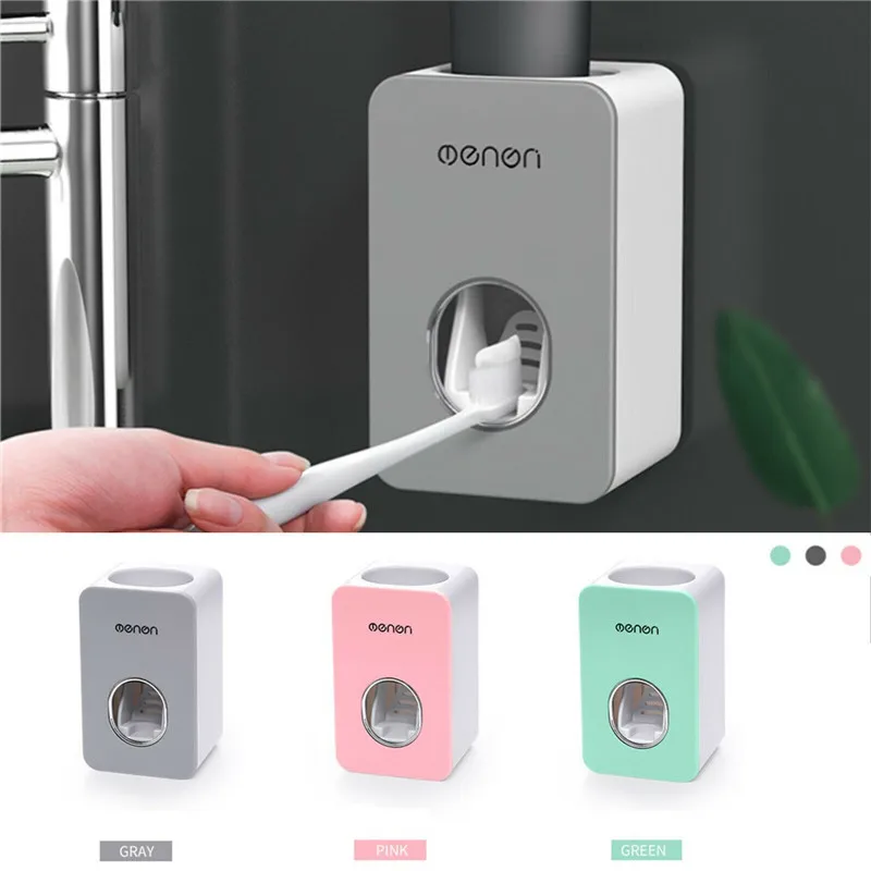 

Automatic Toothpaste Dispenser Wall Mount Stand Home Dust-proof Lazy Toothpaste Squeezer For Toilet Home Bathroom Accessories