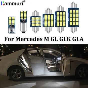 

100% Error Free White LED Interior Map Dome bulb Light Kit For Mercedes Benz M ML GL GLK GLA W163 W164 W166 X164 X166 X156 X204