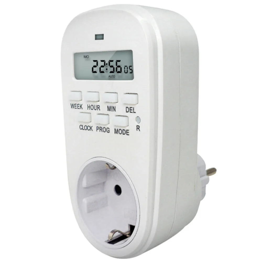 

Smart Digital Time Controller Timer Switch Plug Socket US EU UK Heavy Duty