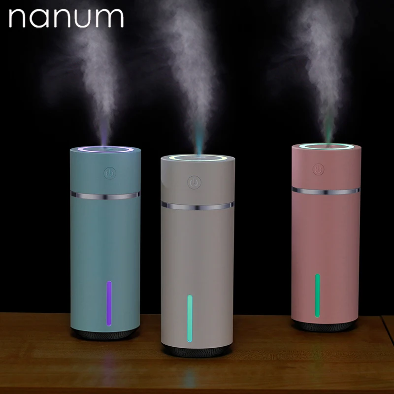 New Car Essential Oil Diffuser Mini Ultrasonic Color Cup Humidifier LED Night Light USB Aromatherapy Fogger Air Freshener