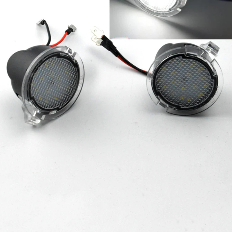 2 18SMD светодиодный пластиковый боковое зеркало подсветка двери окружающий свет для Ford автозапчасти