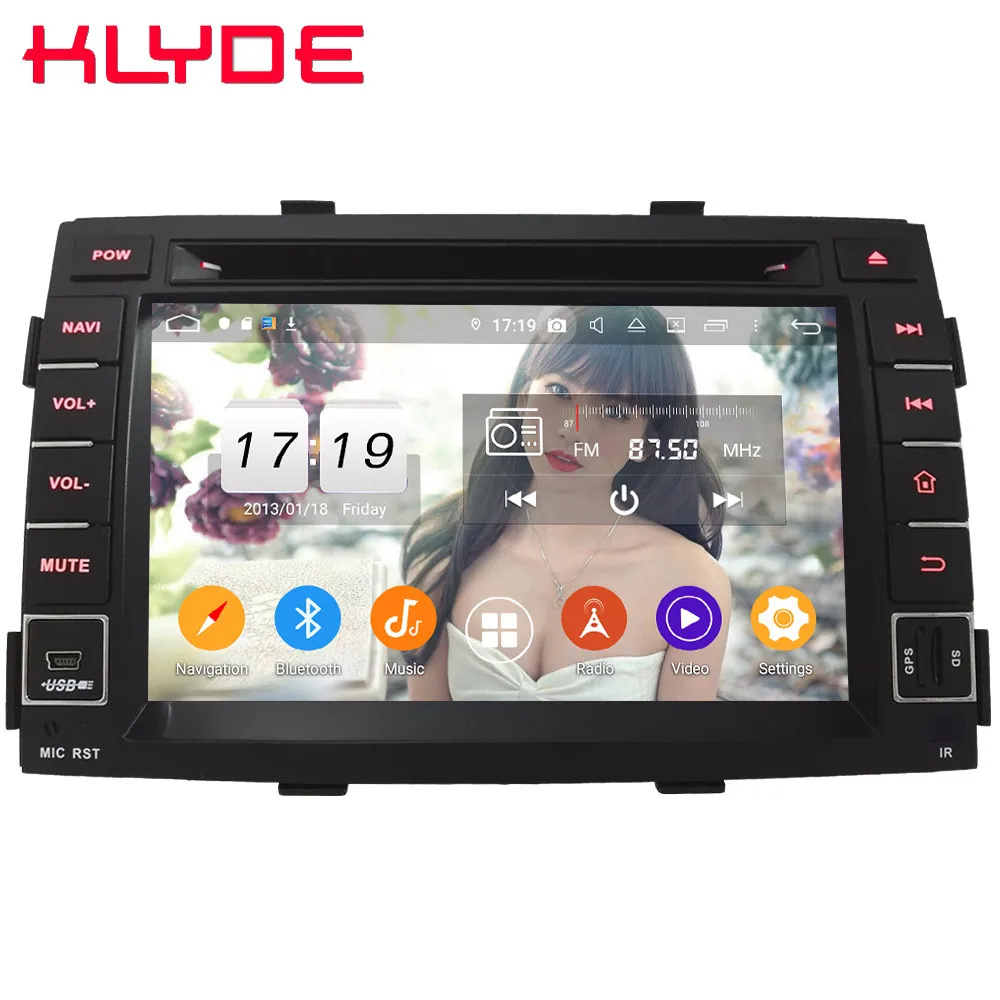 buy Klyde 4G WIFI Android 9.0 Octa Core 4GB RAM 64GB ROM DSP BT RDS Car DVD Multimedia Player Radio Stereo For Kia Sorento 2009 2012