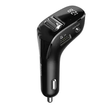 

Car FM Transmitter Bluetooth 5.0 AUX Handsfree Wireless Car Kit Dual USB Car Charger Auto Radio FM Modulator MP3 Player