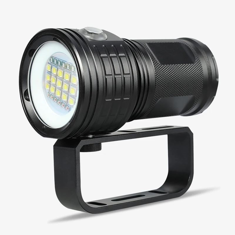 

Professional Diving Flashlight underwater 80m shooting Torch light Photography Video Camera Portable IPX8 Waterproof linterna