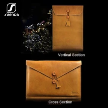 SeenDa кожаный вкладыш противоударный чехол для Macbook air13,3 дюймов ноутбук из натуральной кожи Ipad 11 защитный чехол