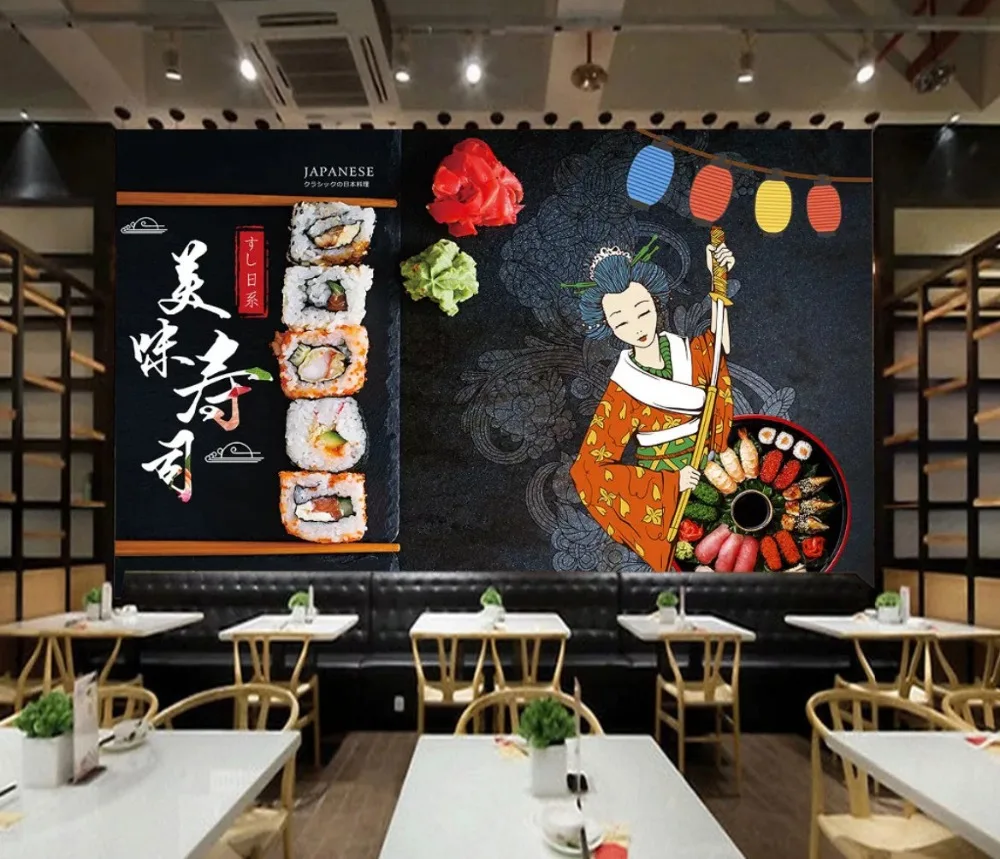 parede japonês restaurante clássico ferramentas fundo papéis decoração da sua casa