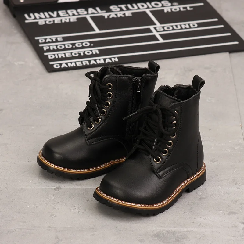 POSH DREAM Matin/детские ботинки из лакированной кожи; Botas для мальчиков и девочек; водонепроницаемые плюшевые зимние ботинки для малышей; кроссовки; ботинки