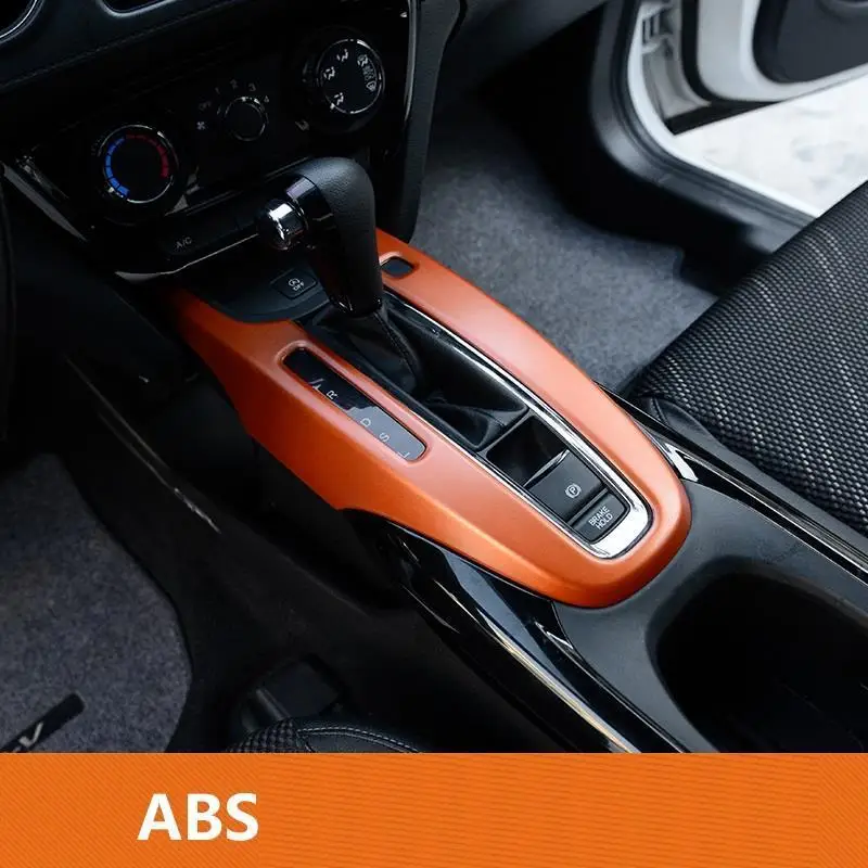 Авто Шестерни Выход Кондиционер Панель автомобильной изменение хром стайлинга автомобилей украшения Стикеры ленты 18 19 для Honda XR-V - Название цвета: MODEL C