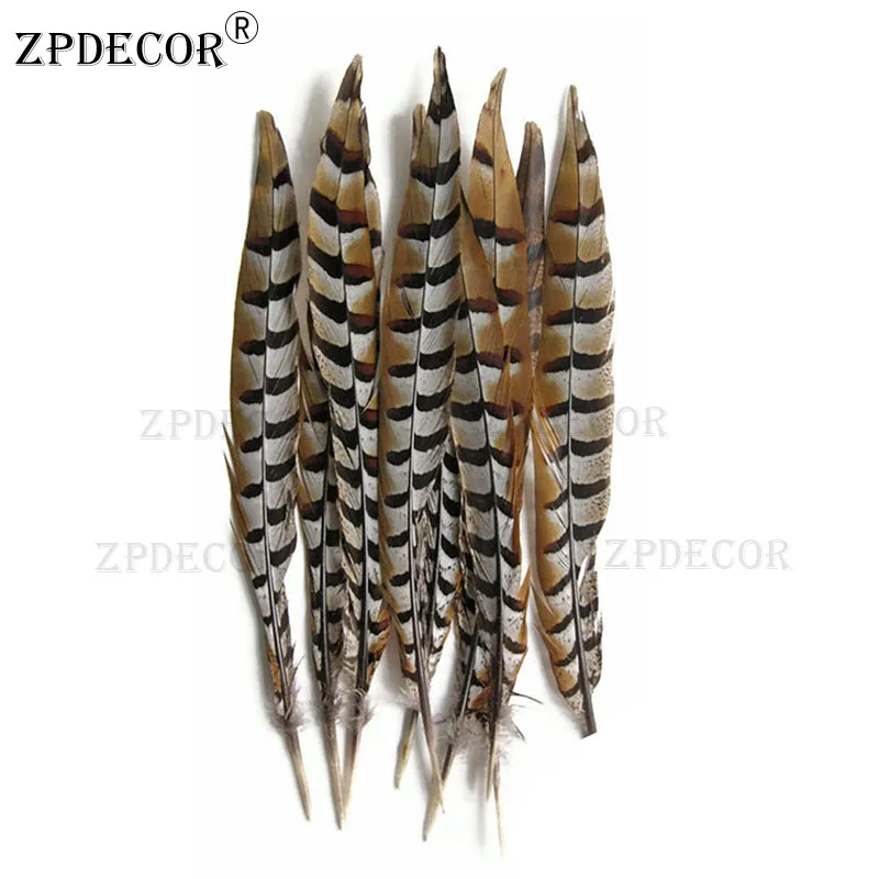 Zpdecor 40-50 см Дешевые украшения из перьев - Цвет: Natural color