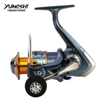 

Yumoshi wheels spinning fishing reel series reel Spinning wheel pesca carretilha fishing feeder Sea Rock lure fishing reels VK