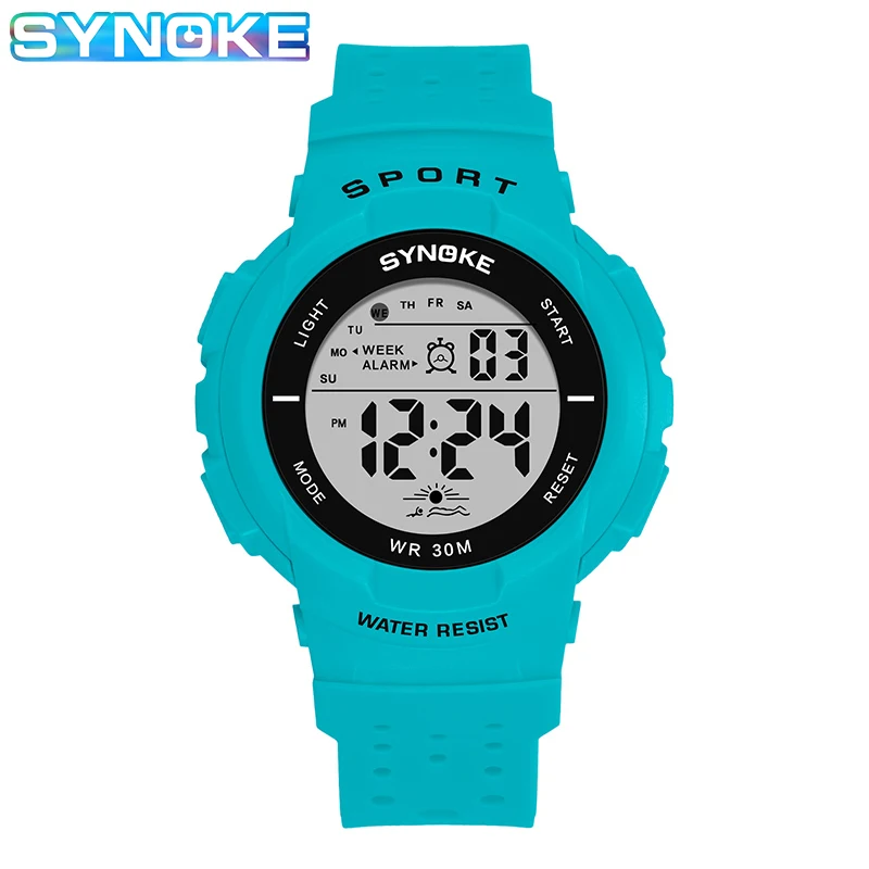 Digital Watch SYNOKE Girls Sport Waterproof Kids Boy Alarm Timing Multifunction Outdoor