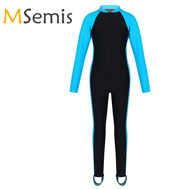 

Kids Boys Girls Swimsuit One-piece Swimwear Gymnastics Leotard Swimming Suit Bodysuit Rash Guard Wetsuit Children's Bathing Suit