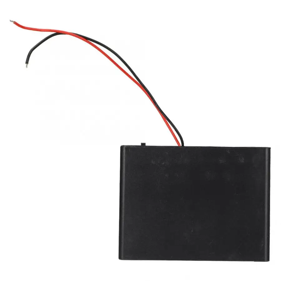 5 шт. AA x 6 Пластик Батарея держатель Чехол Коробка 9V с крышкой вкл/выкл провод